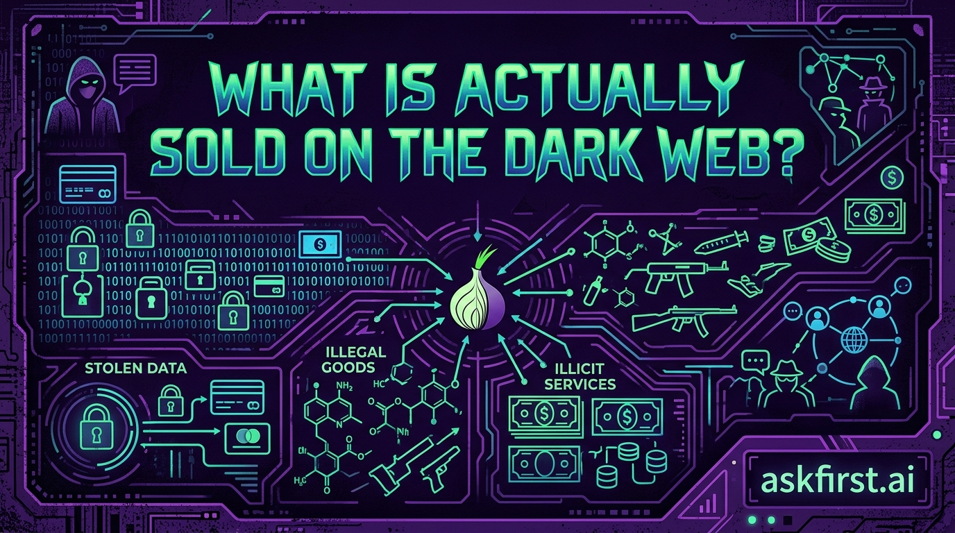 What is actually sold on the dark web? What is actually sold on the dark web?