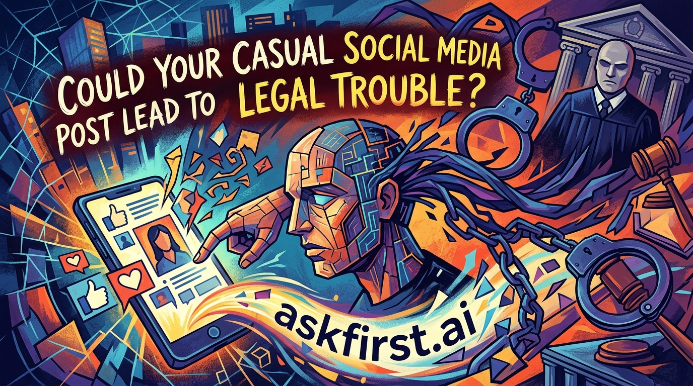 Could your casual social media post lead to legal trouble? Could your casual social media post lead to legal trouble?
