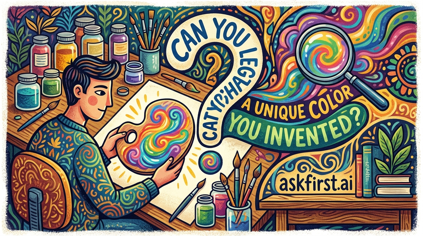 Can you legally copyright a unique color you invented? Can you legally copyright a unique color you invented?