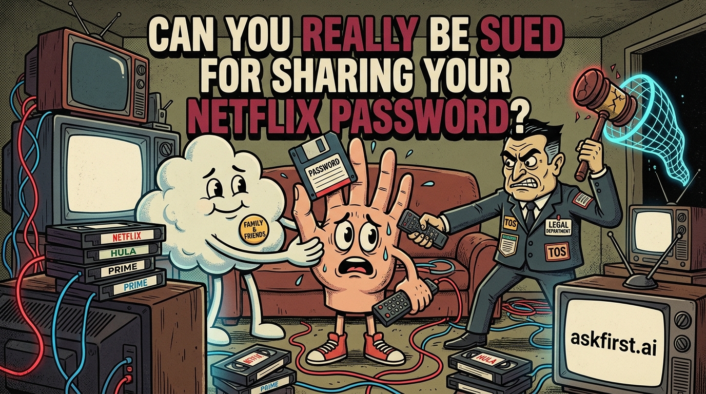 Can you really be sued for sharing your Netflix password? Can you really be sued for sharing your Netflix password?