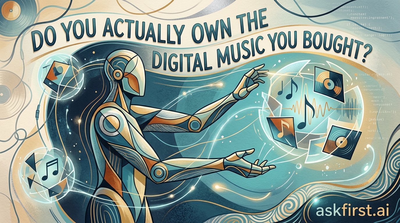 Do you actually own the digital music you bought? Do you actually own the digital music you bought?