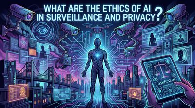 What are the ethics of AI in surveillance and privacy?
