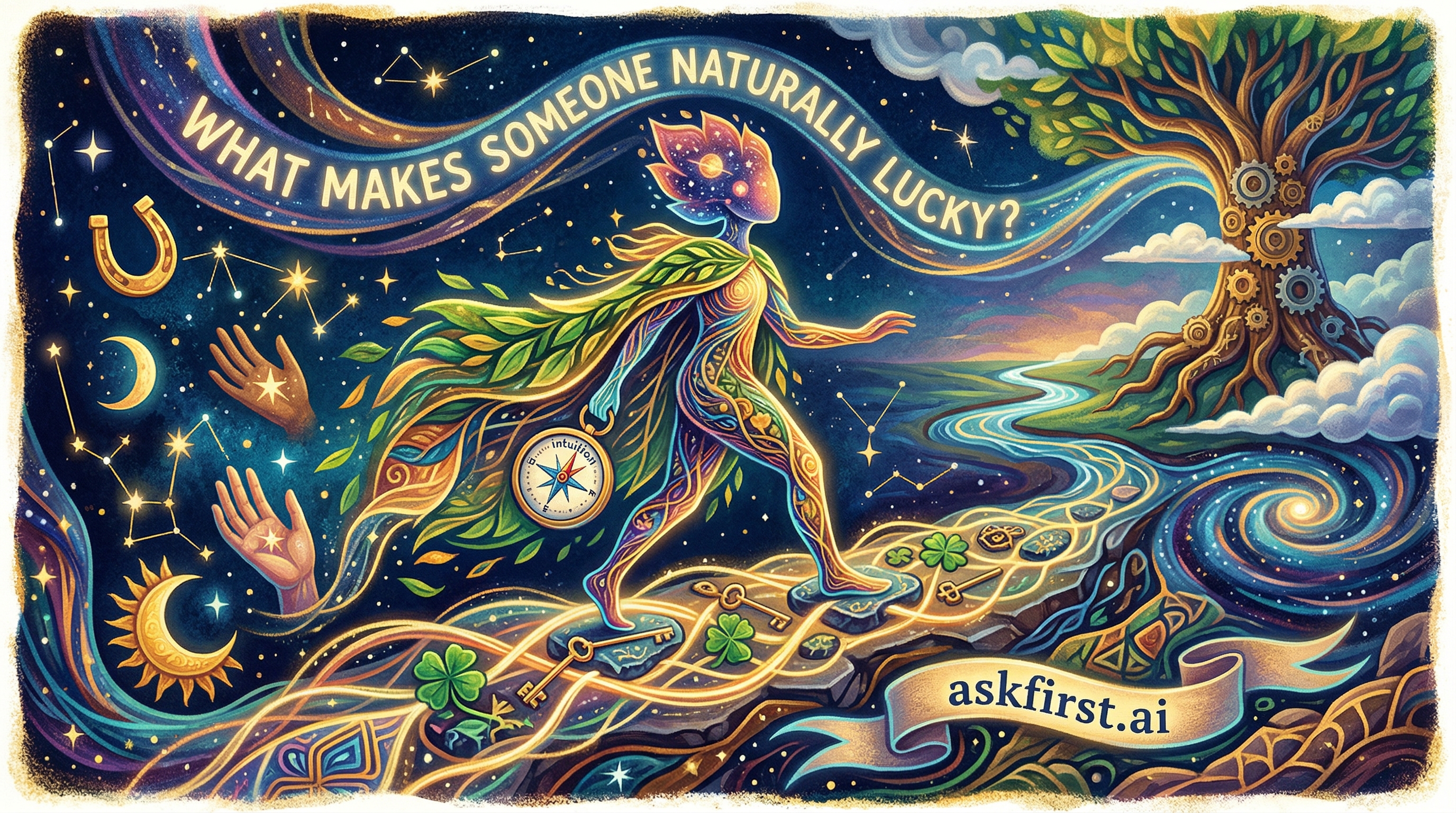 What makes someone naturally lucky? What makes someone naturally lucky?