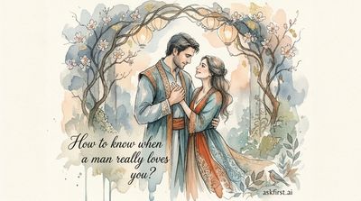 How to know when a man really loves you?