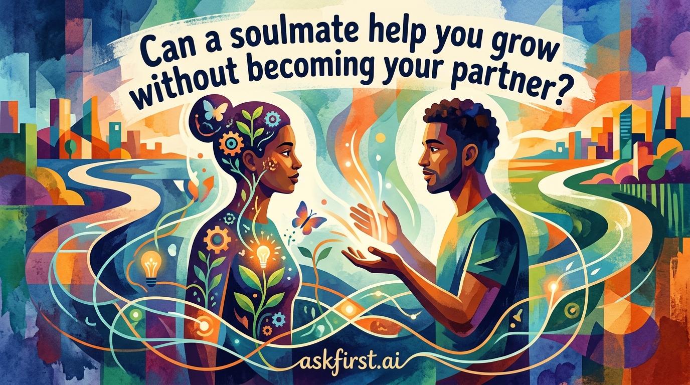 Can a soulmate help you grow without becoming your partner? Can a soulmate help you grow without becoming your partner?