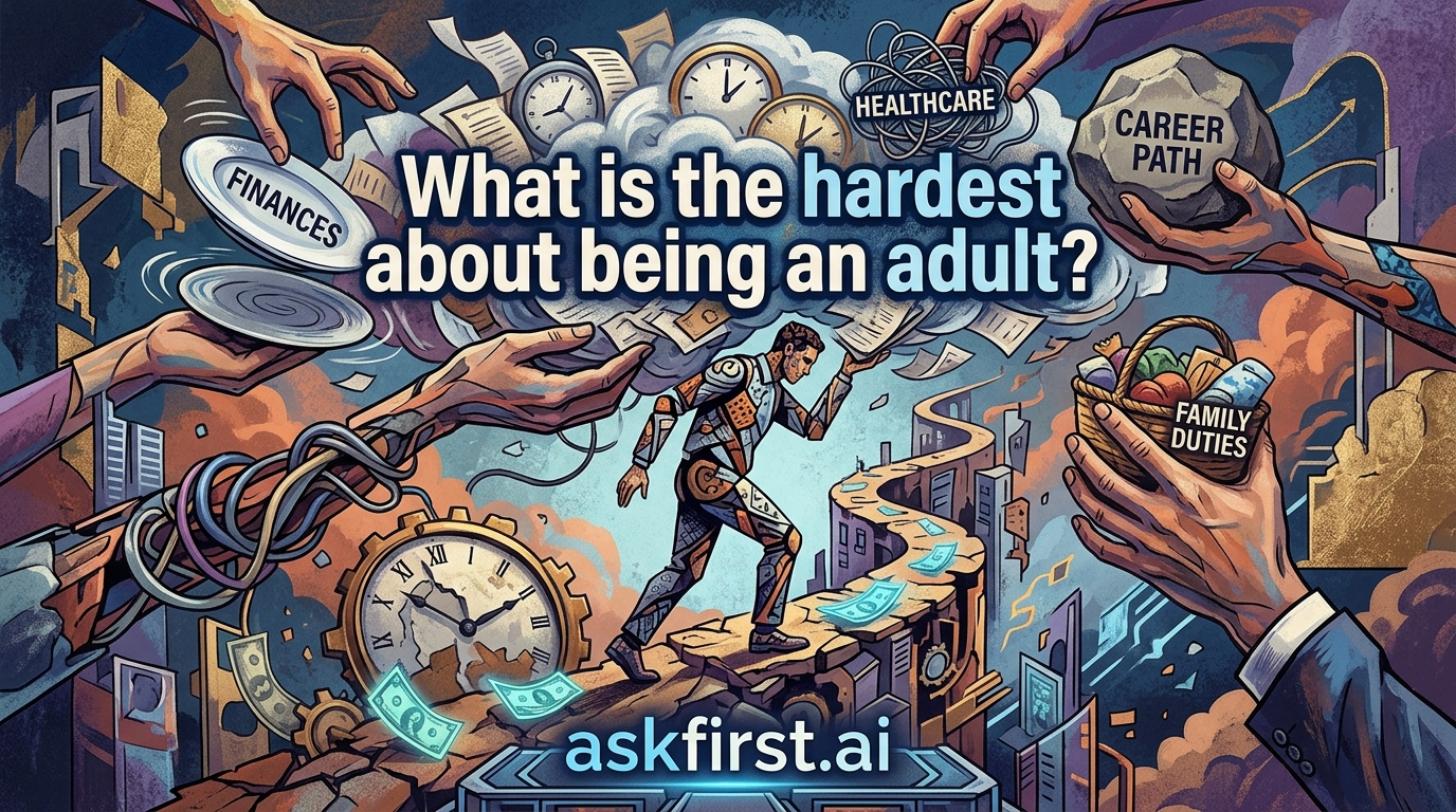 What is the hardest about being an adult? What is the hardest about being an adult?