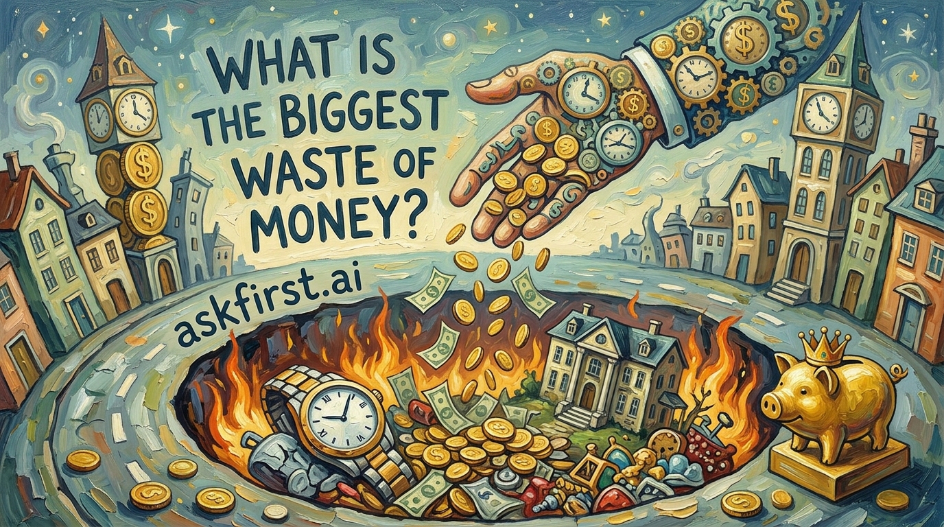 What is the biggest waste of money? What is the biggest waste of money?