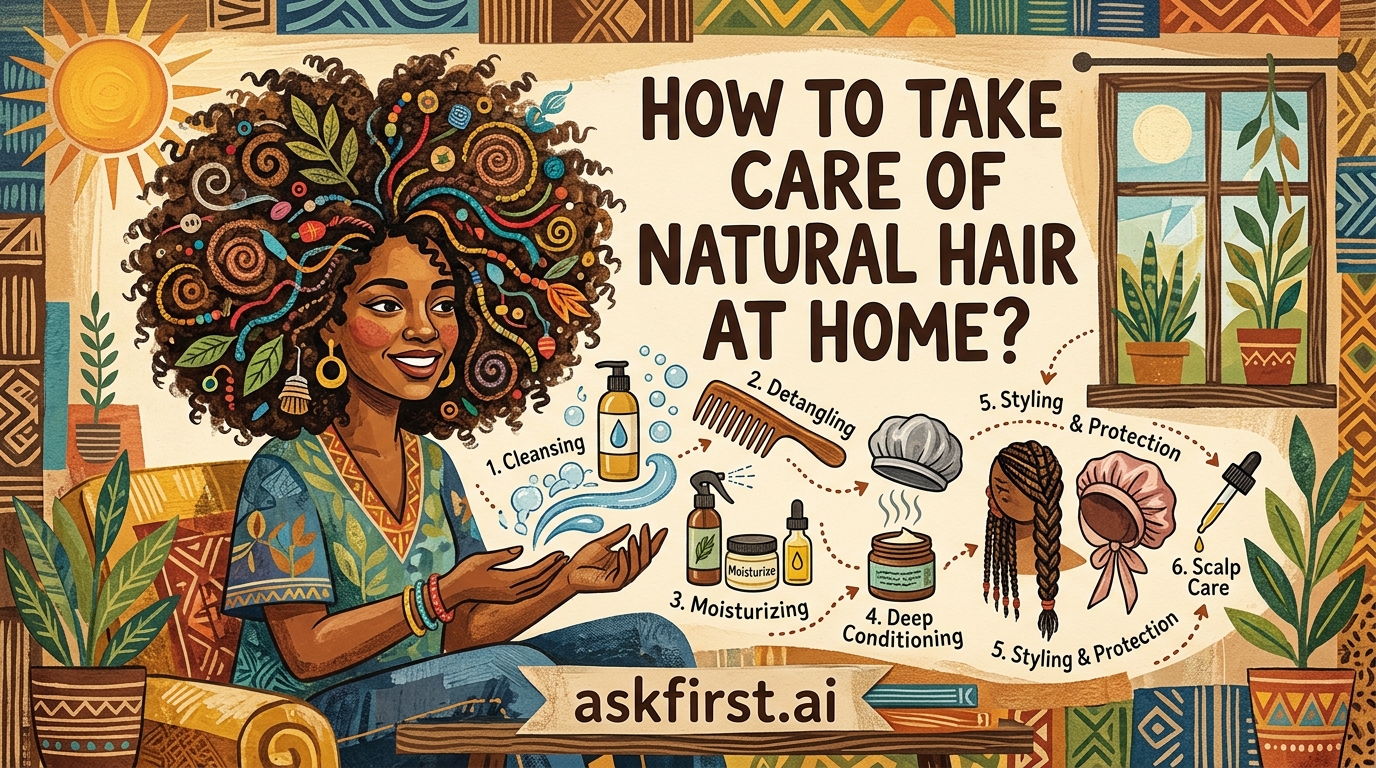 How to take care of natural hair at home? How to take care of natural hair at home?