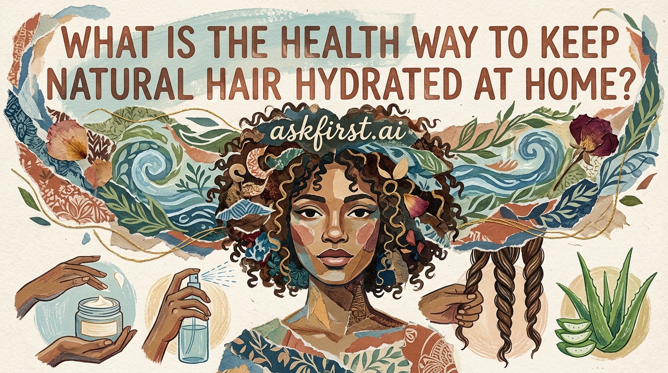 What is the health way to keep natural hair hydrated at home? What is the health way to keep natural hair hydrated at home?