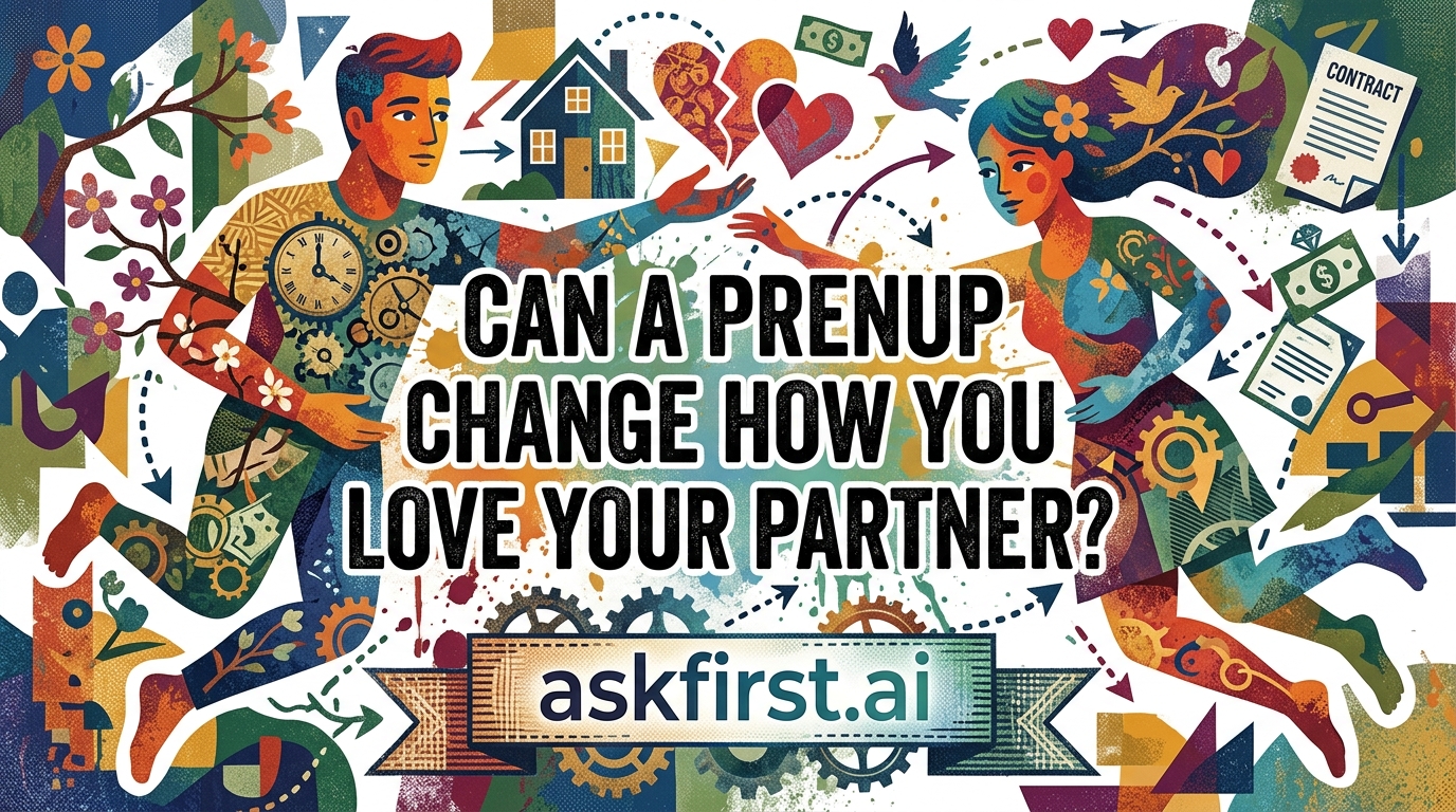 Can a prenup change how you love your partner? Can a prenup change how you love your partner?