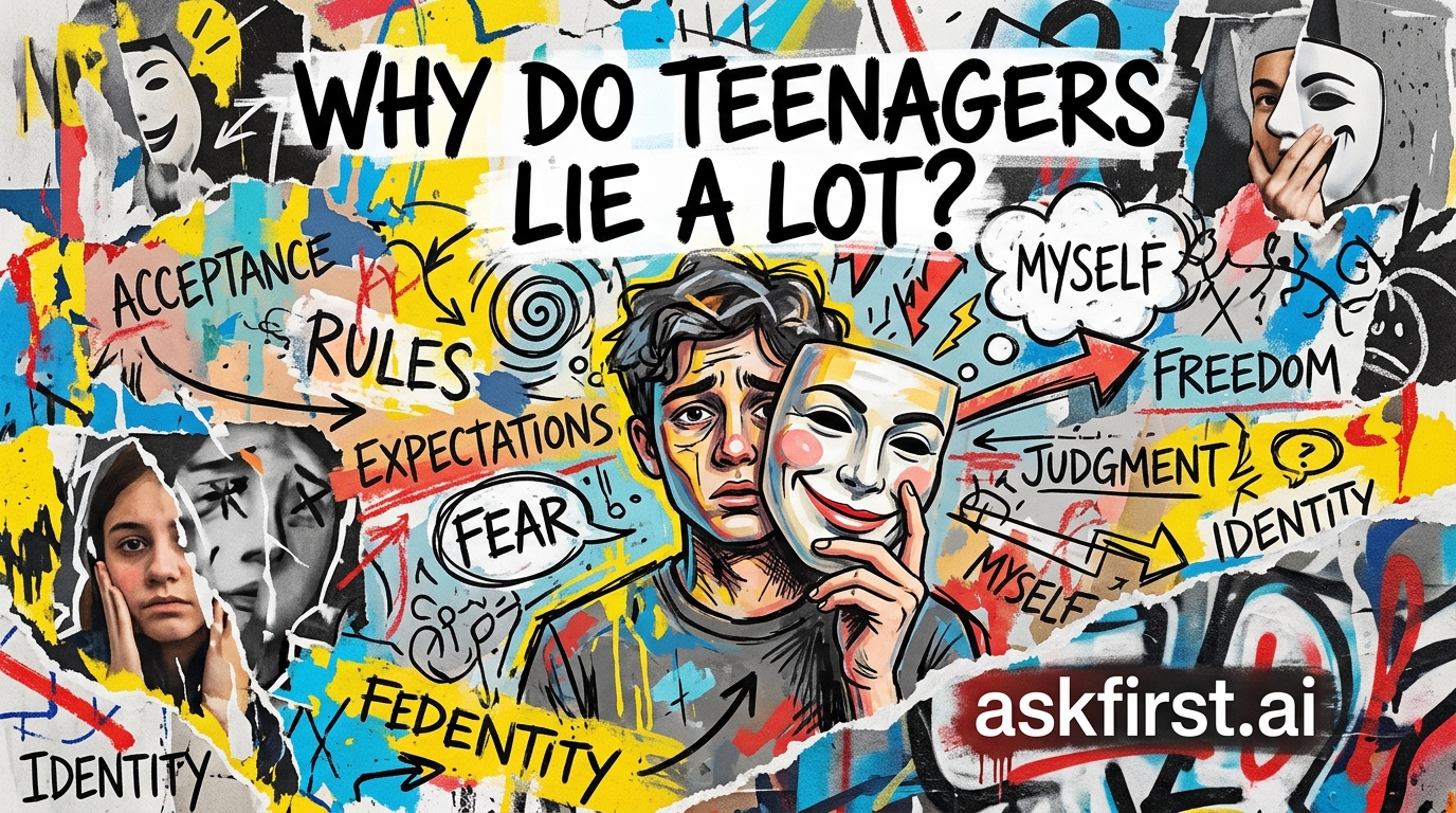 Why do teenagers lie a lot? Why do teenagers lie a lot?