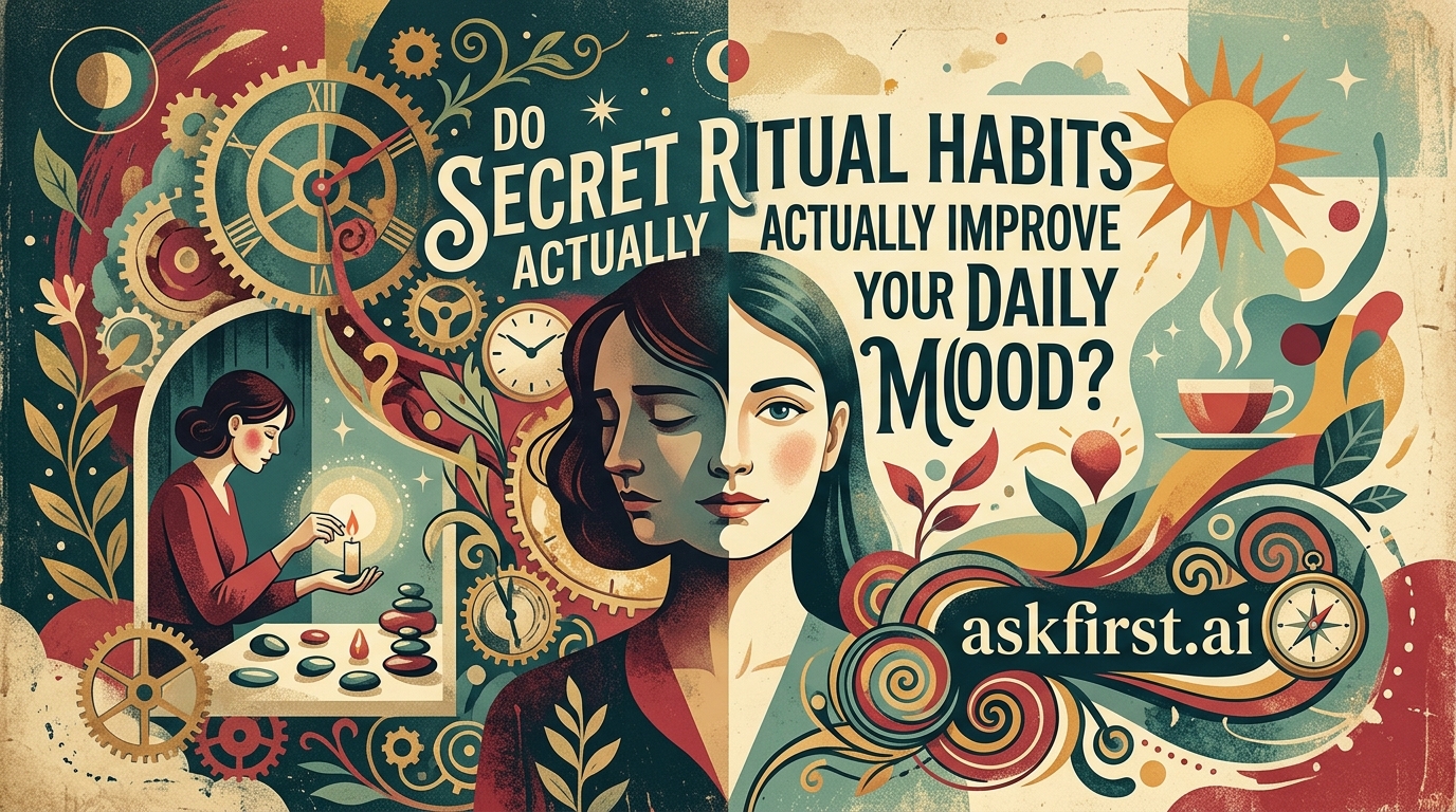 Do secret ritual habits actually improve your daily mood? Do secret ritual habits actually improve your daily mood?