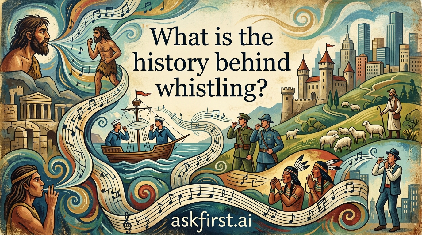 What is the history behind whistling? What is the history behind whistling?