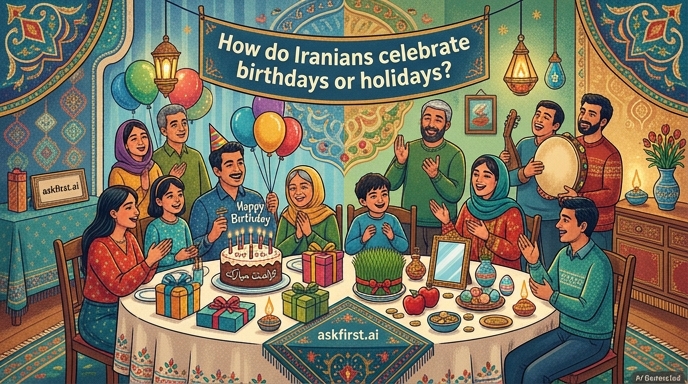 How do Iranians celebrate birthdays or holidays? How do Iranians celebrate birthdays or holidays?