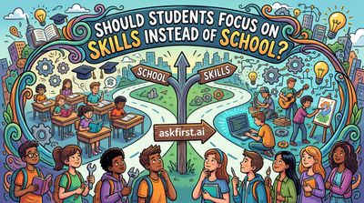 Should students focus on skills instead of school?