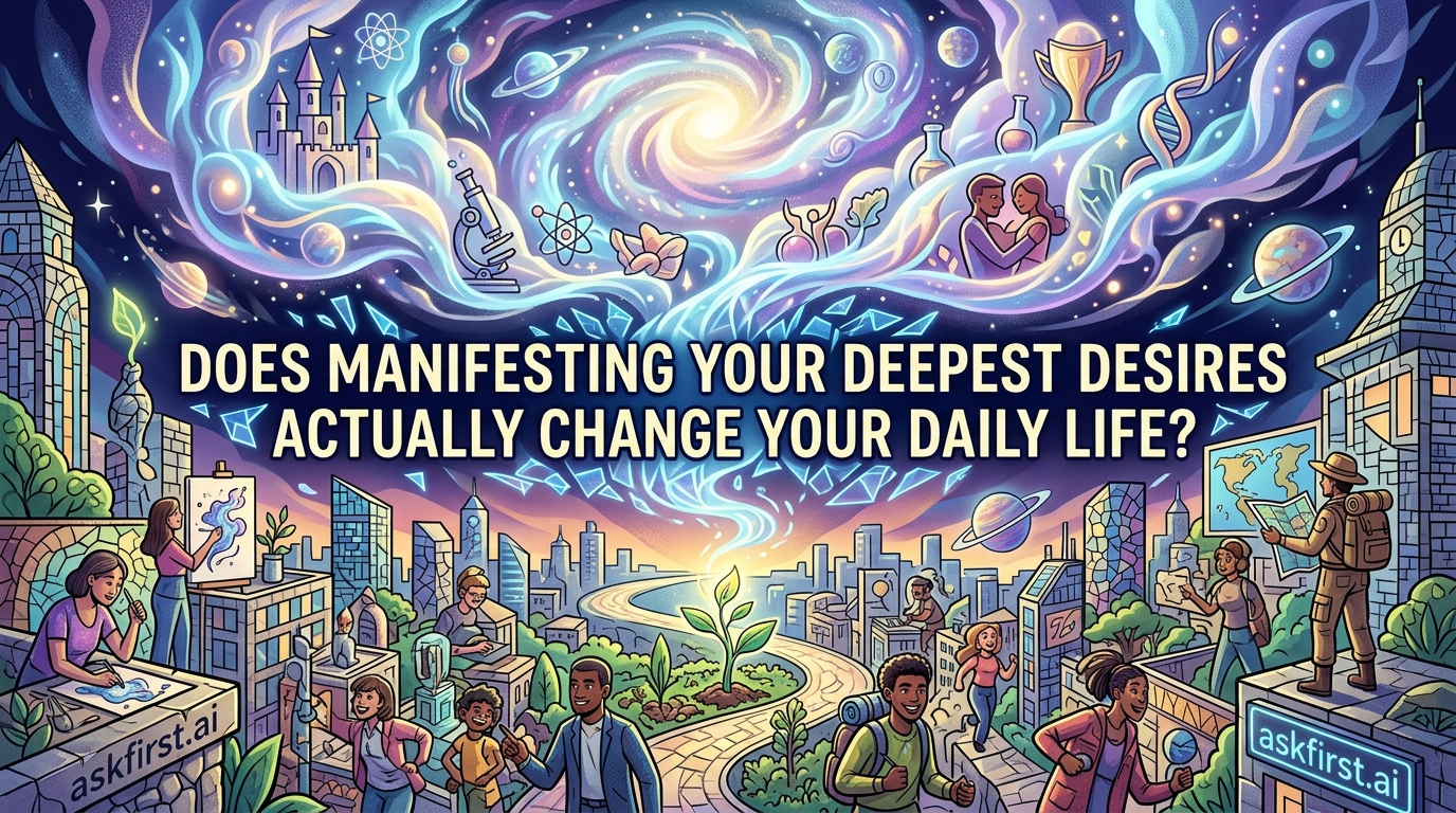 Does manifesting your deepest desires actually change your daily life? Does manifesting your deepest desires actually change your daily life?