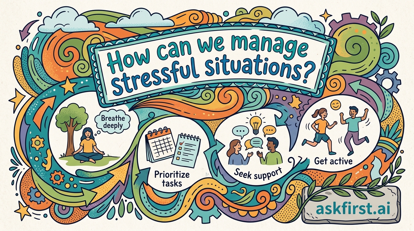 How can we manage stressful situations? How can we manage stressful situations?