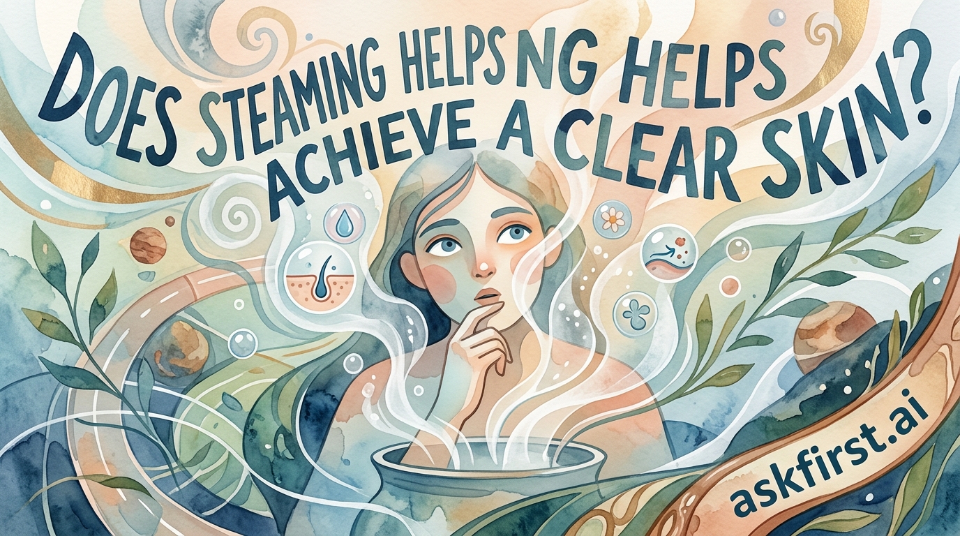 Does steaming helps achieve a clear skin? Does steaming helps achieve a clear skin?