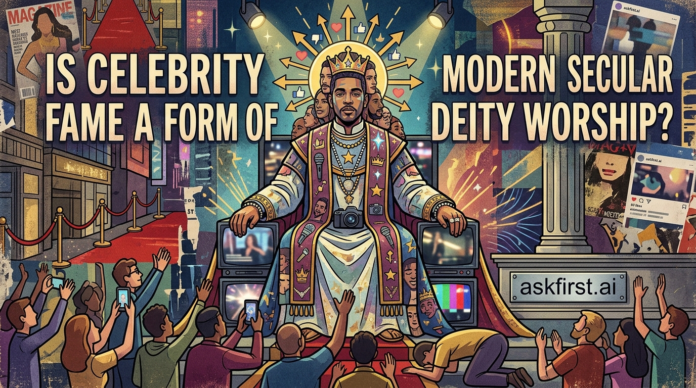 Is celebrity fame a form of modern secular deity worship? Is celebrity fame a form of modern secular deity worship?