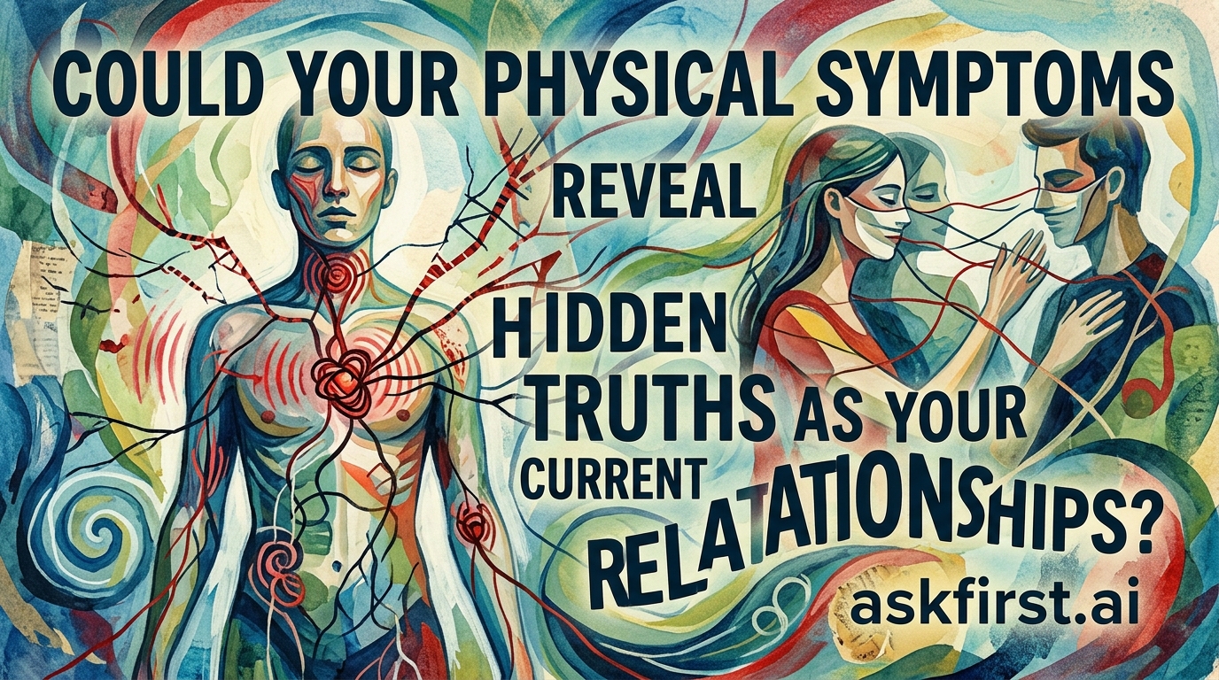 Could your physical symptoms reveal hidden truths about your current relationships? Could your physical symptoms reveal hidden truths about your current relationships?