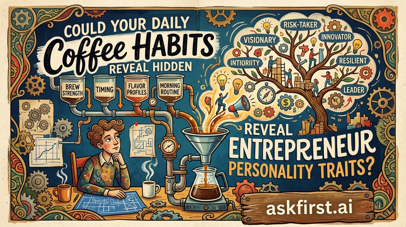 Could your daily coffee habits reveal hidden entrepreneur personality traits? Could your daily coffee habits reveal hidden entrepreneur personality traits?