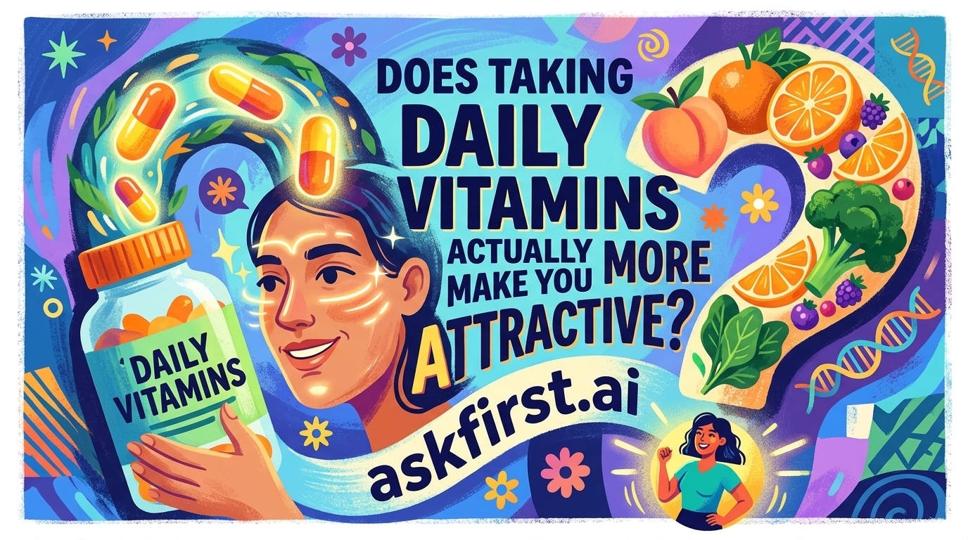 Does taking daily vitamins actually make you more attractive? Does taking daily vitamins actually make you more attractive?