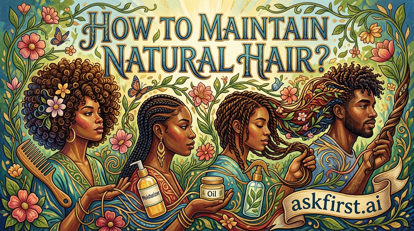 How to maintain natural hair? How to maintain natural hair?