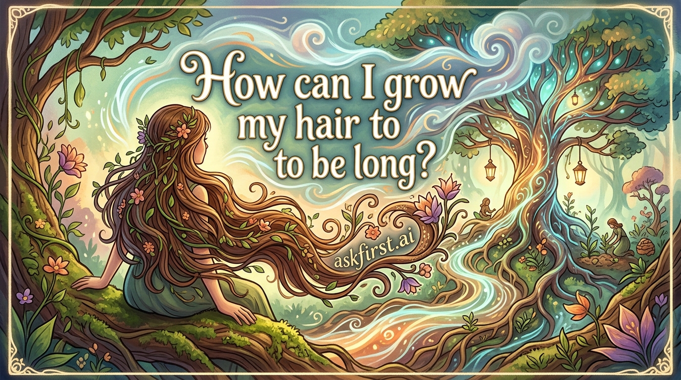 How can I grow my hair to be long? How can I grow my hair to be long?
