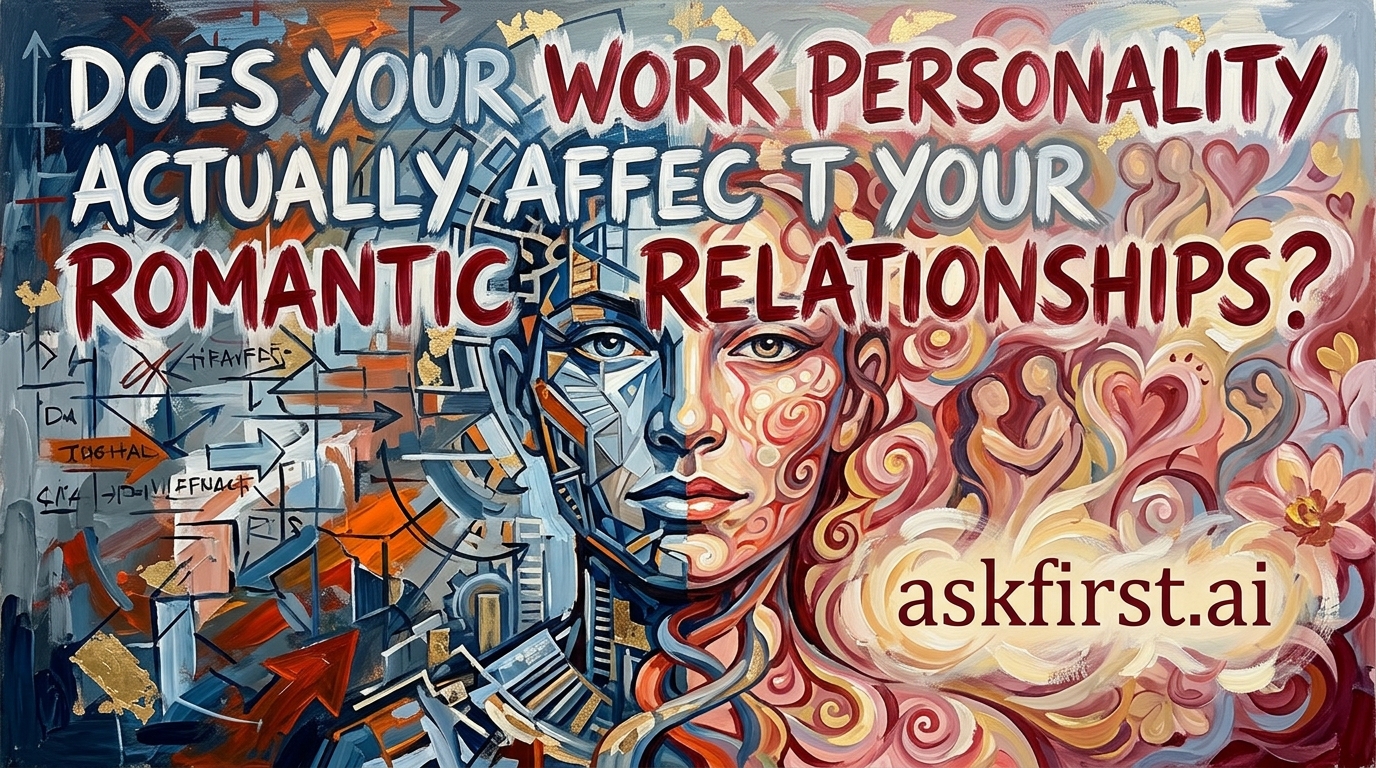 Does your work personality actually affect your romantic relationships? Does your work personality actually affect your romantic relationships?