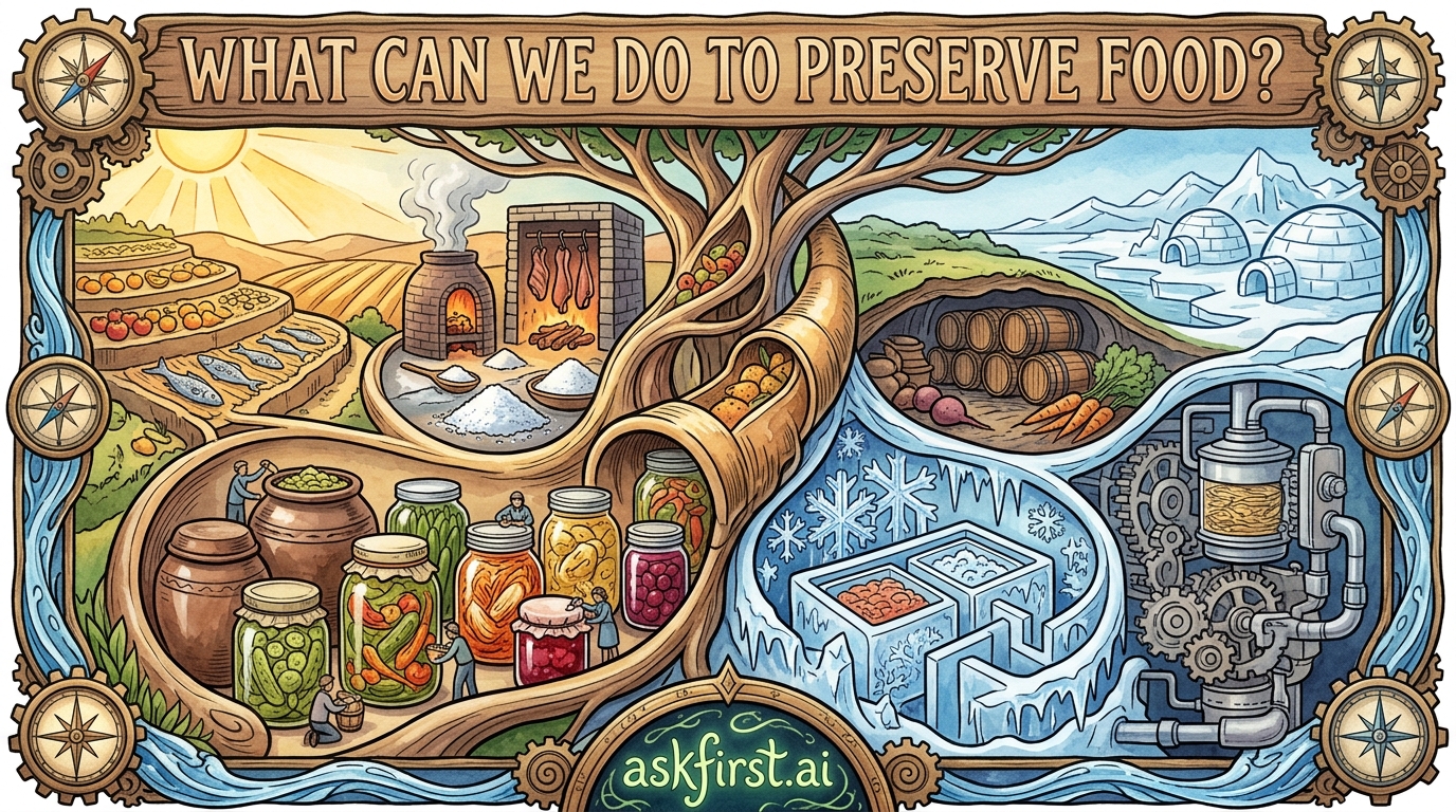 What can we do to preserve food? What can we do to preserve food?