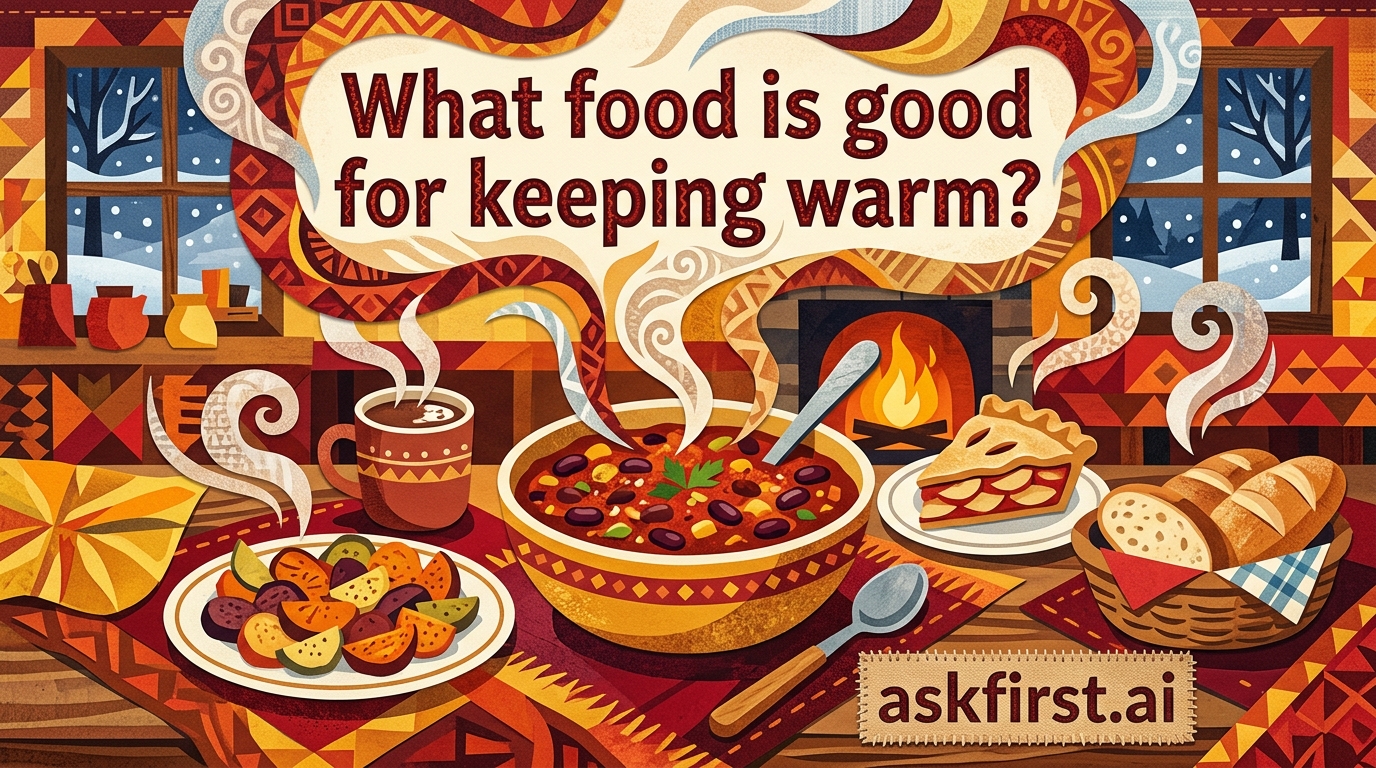 What food is good for keeping warm? What food is good for keeping warm?