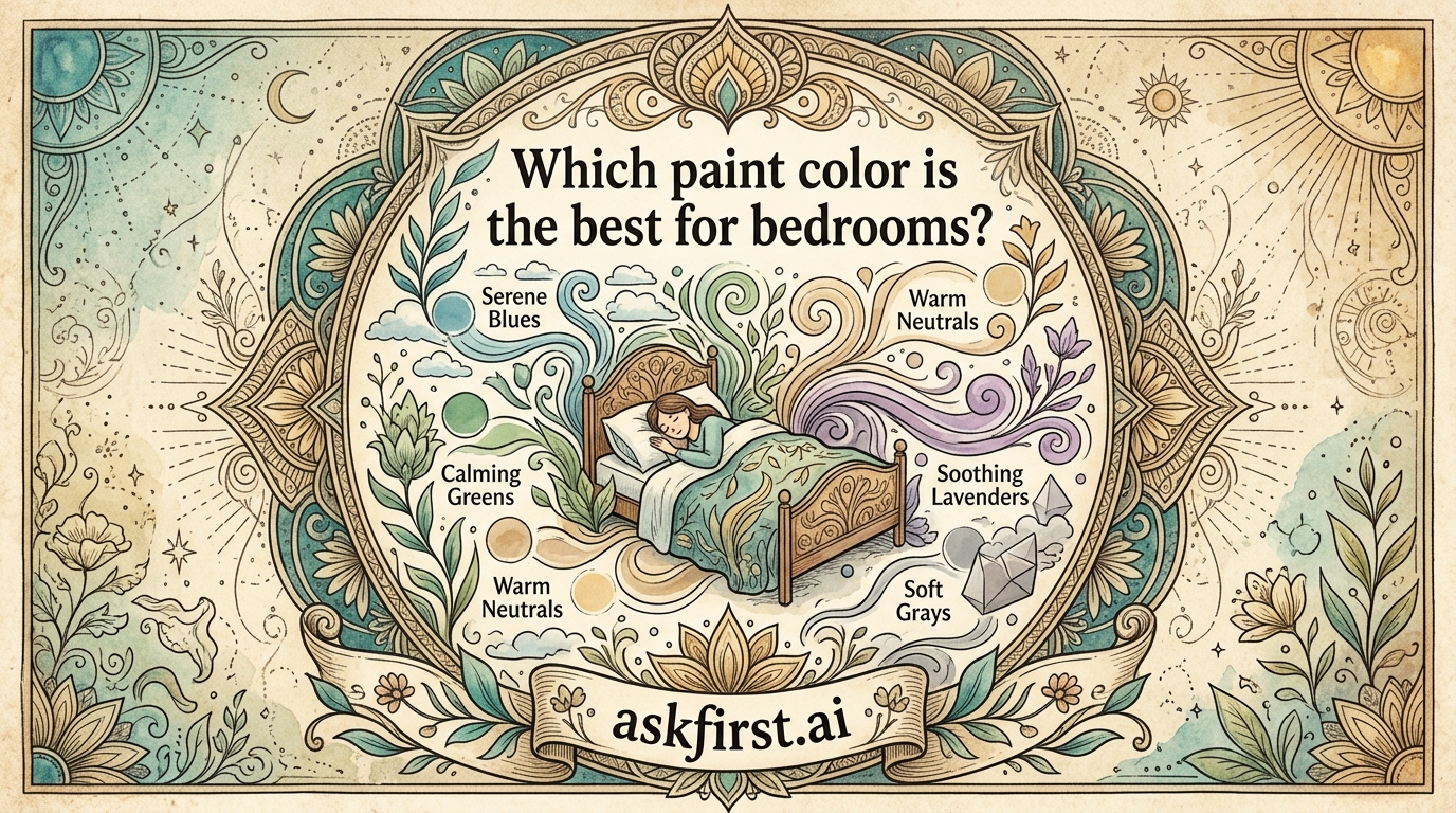 Which paint color is the best for bedrooms? Which paint color is the best for bedrooms?