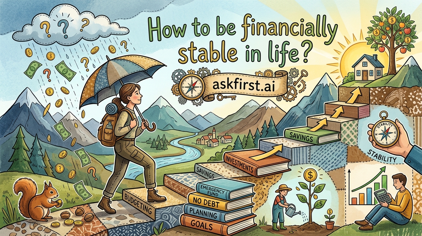 How to be financially stable in life? How to be financially stable in life?