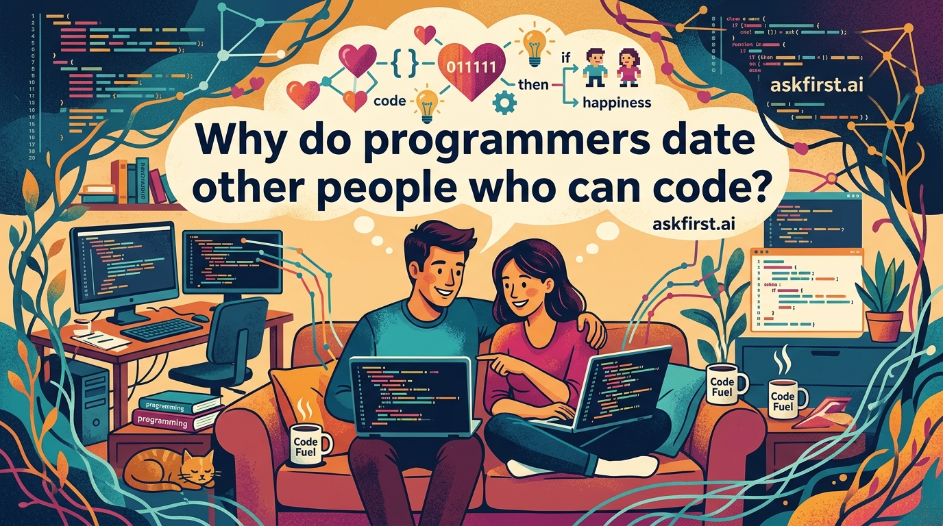 Why do programmers date other people who can code? Why do programmers date other people who can code?