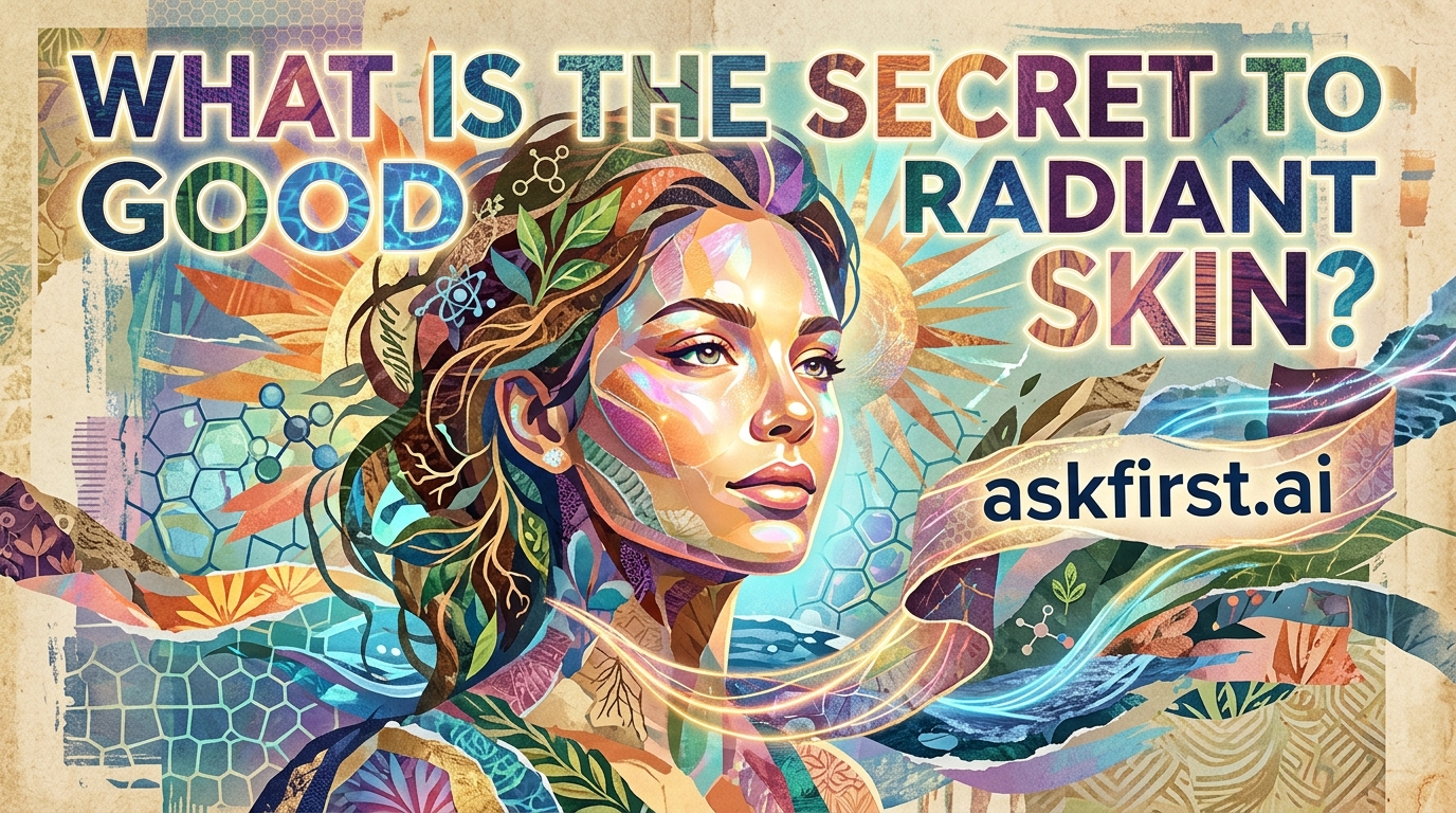 What is the secret to good radiant skin? What is the secret to good radiant skin?