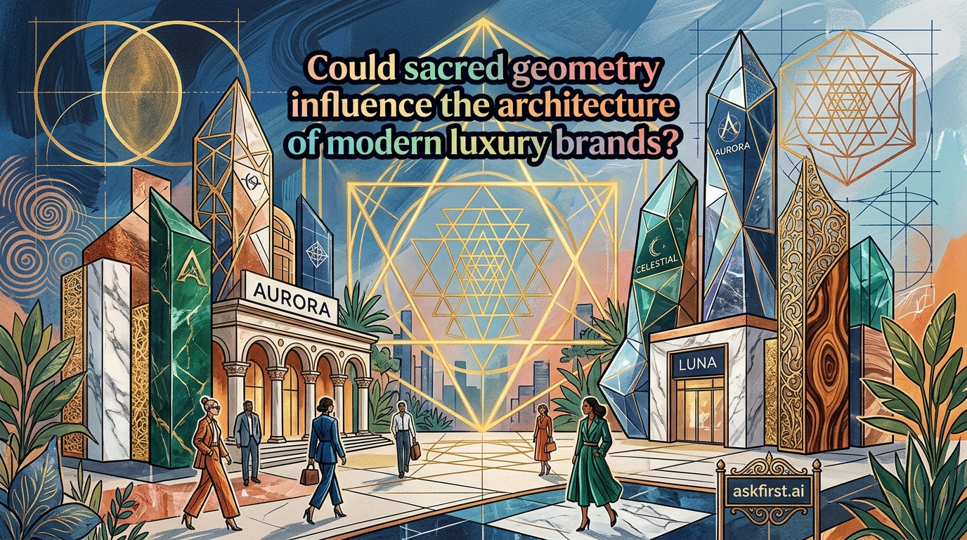 Could sacred geometry influence the architecture of modern luxury brands? Could sacred geometry influence the architecture of modern luxury brands?