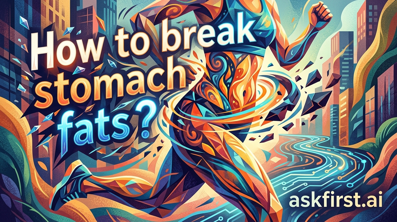 How to break stomach fats ? How to break stomach fats ?