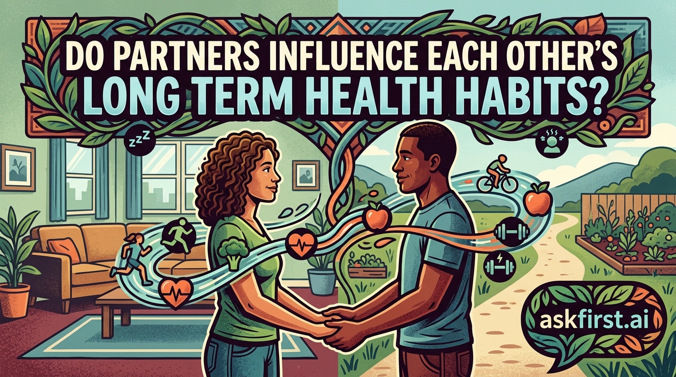Do partners influence each other's long term health habits? Do partners influence each other's long term health habits?