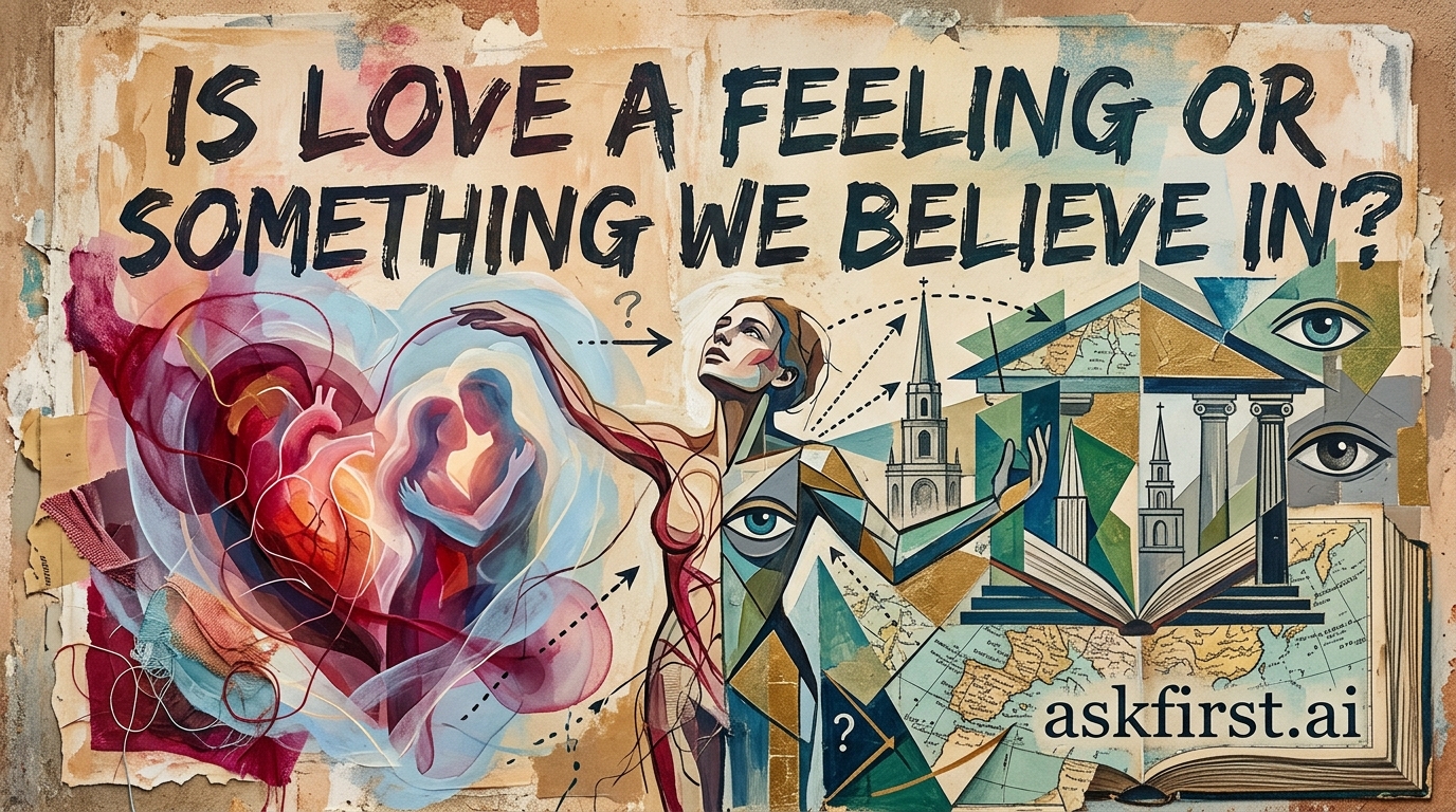 Is love a feeling or something we believe in? Is love a feeling or something we believe in?
