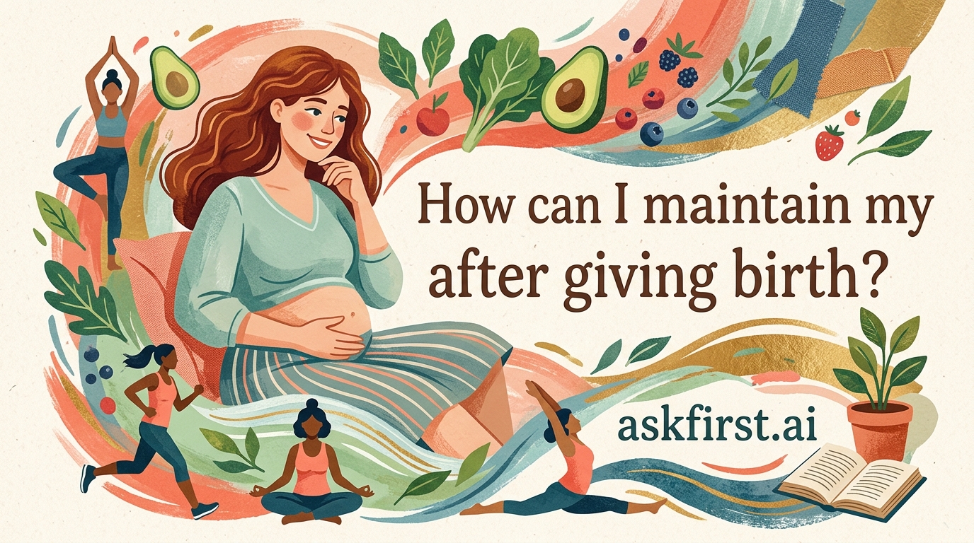How can I maintain my belly after giving birth? How can I maintain my belly after giving birth?