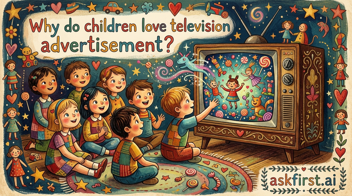 Why do children love television advertisement? Why do children love television advertisement?