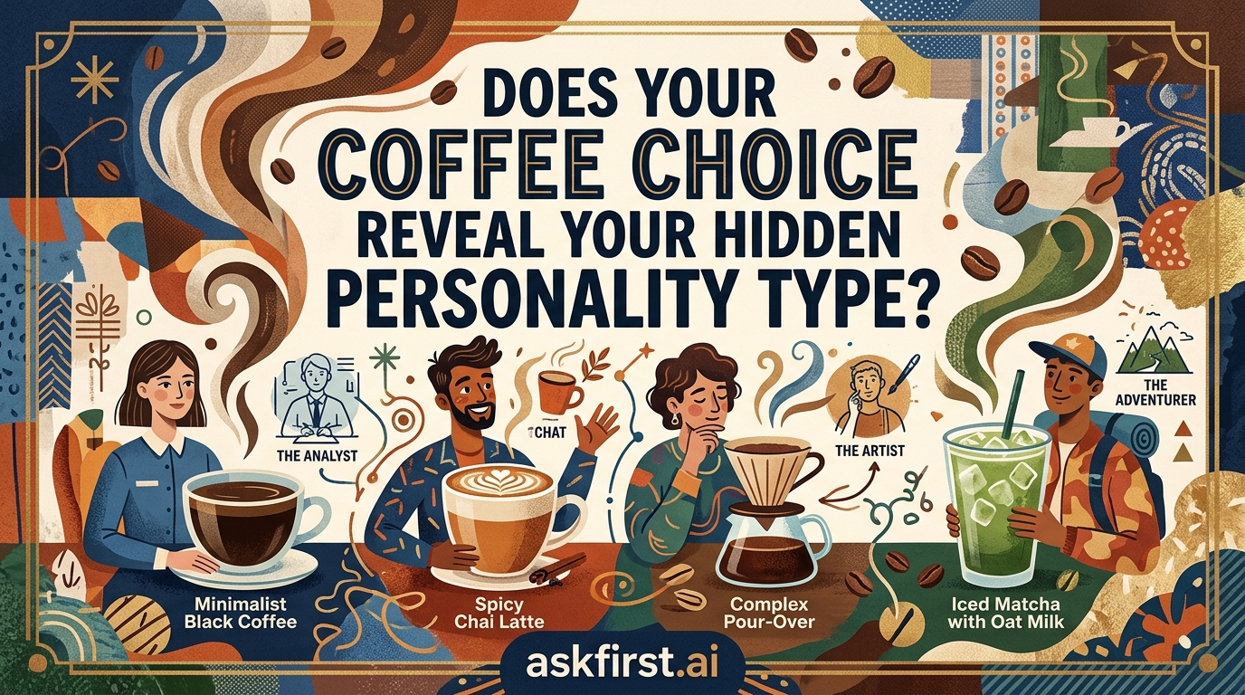 Does your coffee choice reveal your hidden personality type? Does your coffee choice reveal your hidden personality type?