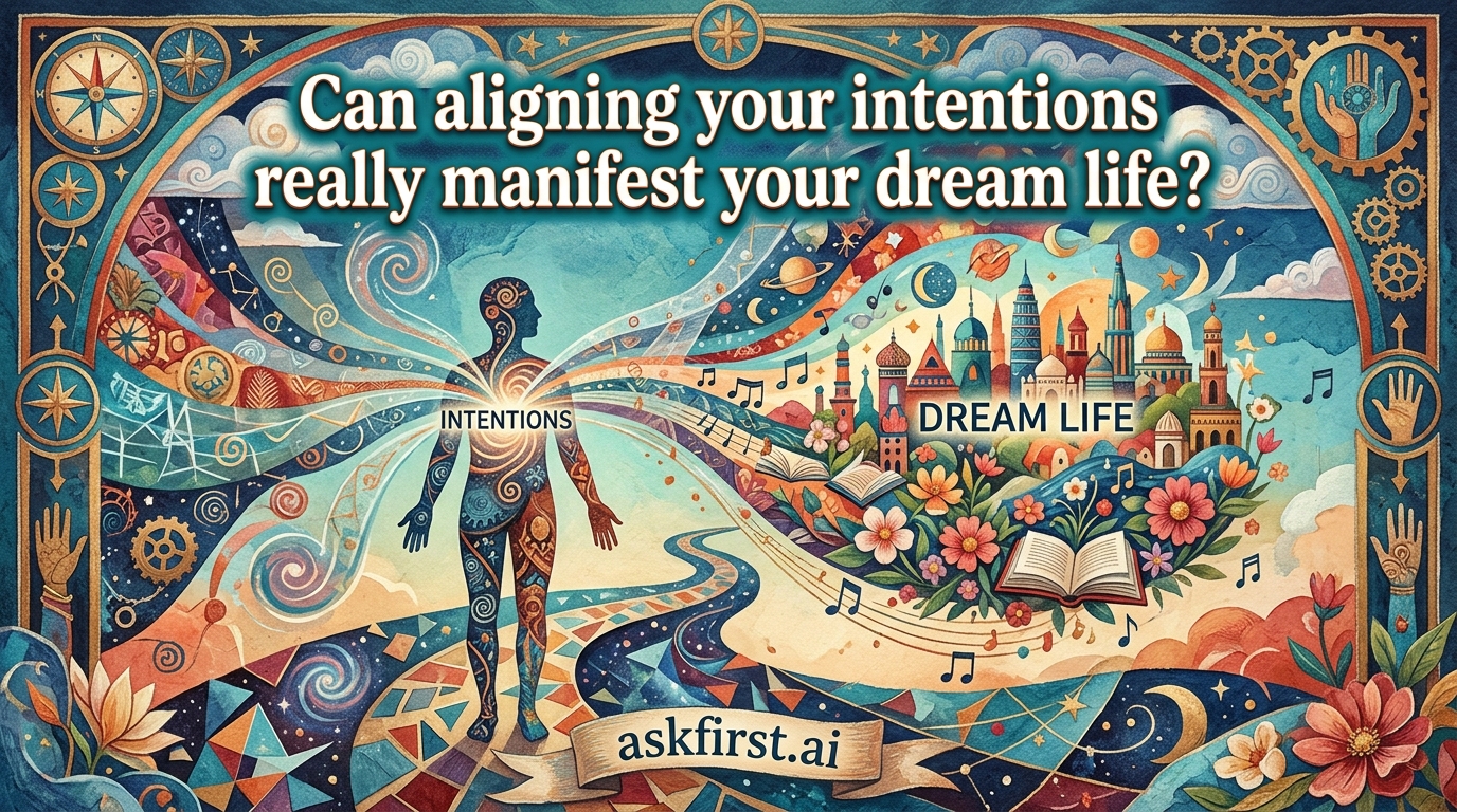 Can aligning your intentions really manifest your dream life? Can aligning your intentions really manifest your dream life?