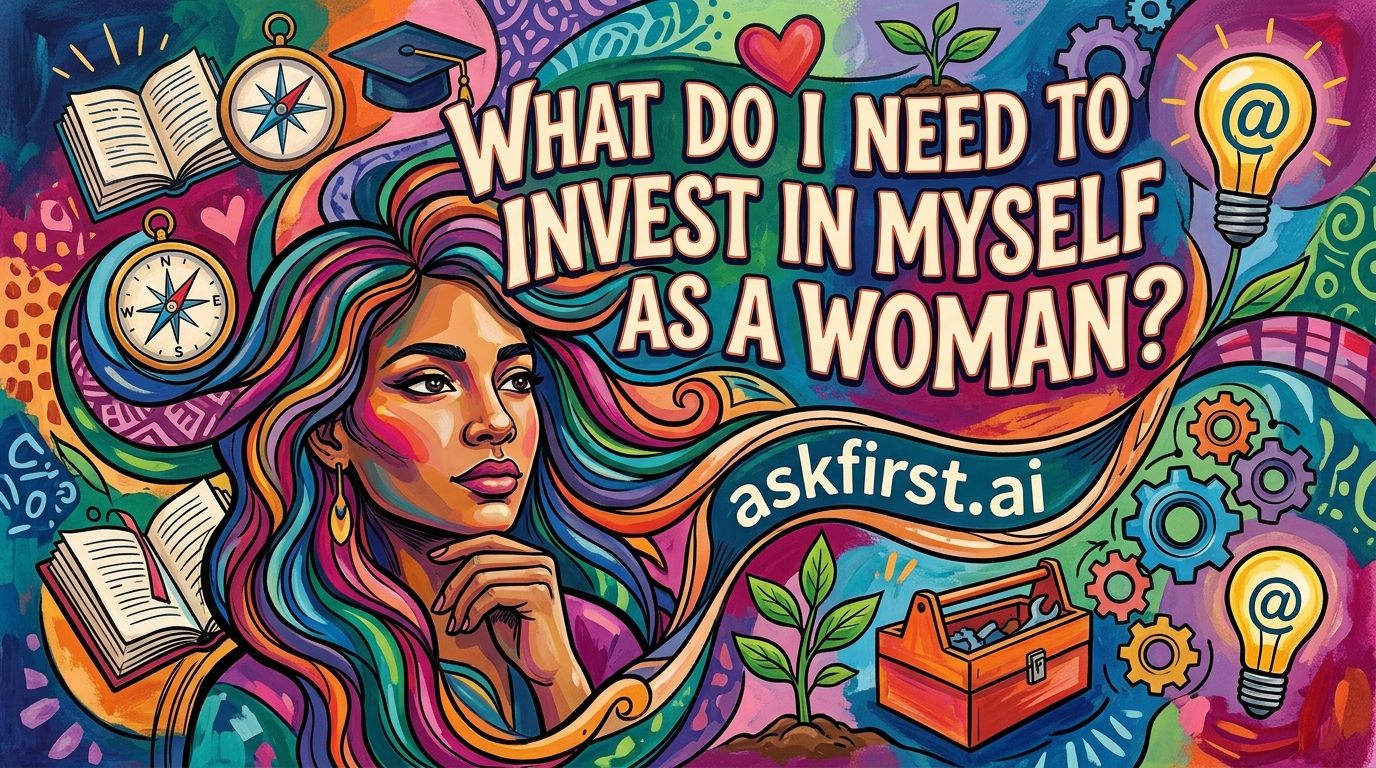 What do I need to invest in myself as a woman? What do I need to invest in myself as a woman?