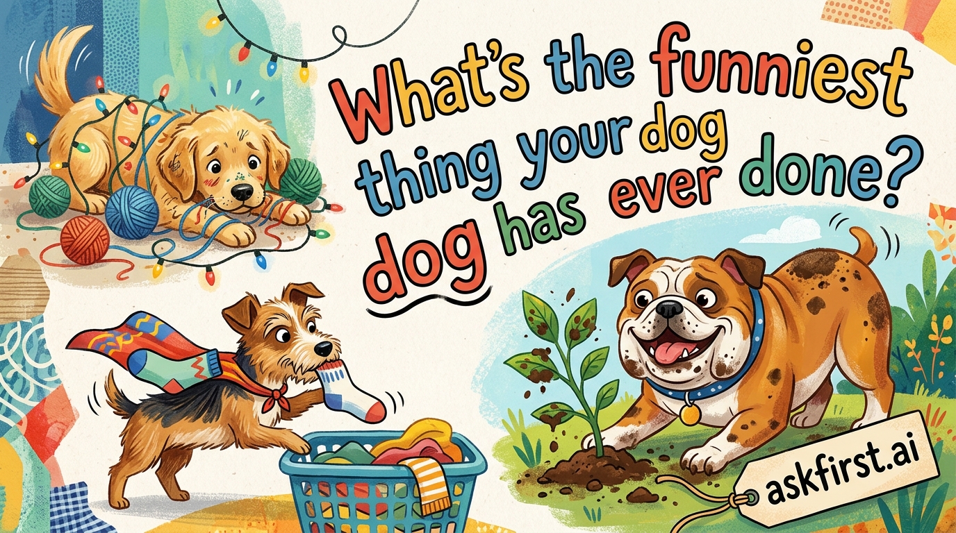 What's the funniest thing your dog has ever done? What's the funniest thing your dog has ever done?