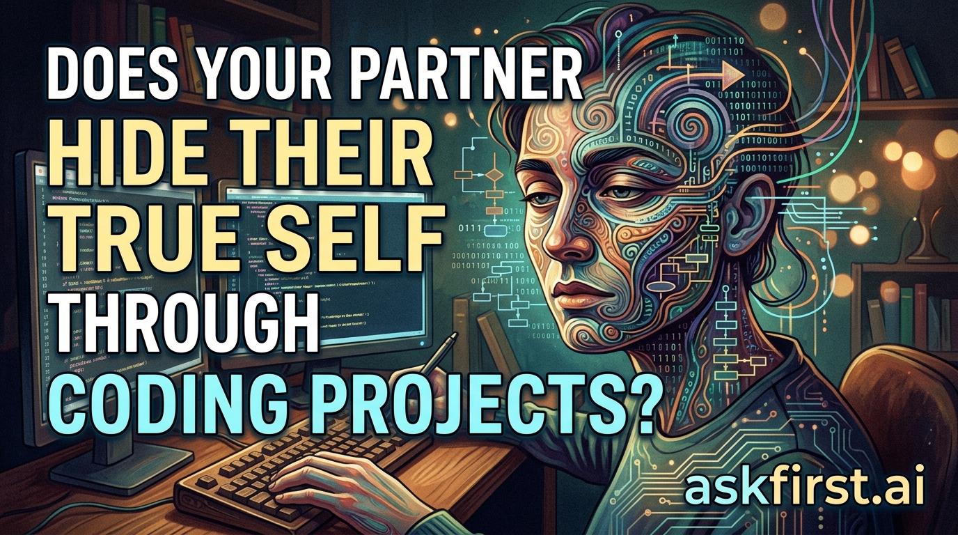 Does your partner hide their true self through coding projects? Does your partner hide their true self through coding projects?