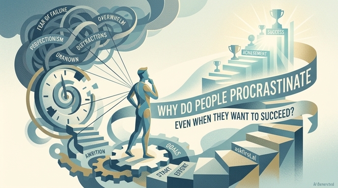 Why do people procrastinate even when they want to succeed? Why do people procrastinate even when they want to succeed?