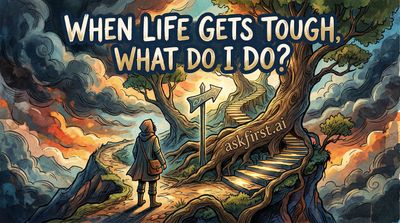 When life gets tough, what do I do?
