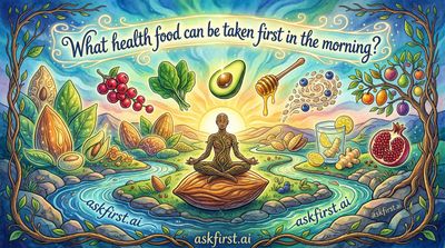 What health food can be taken first in the morning?