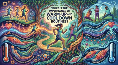 What is the importance of warm-up and cool-down routines?